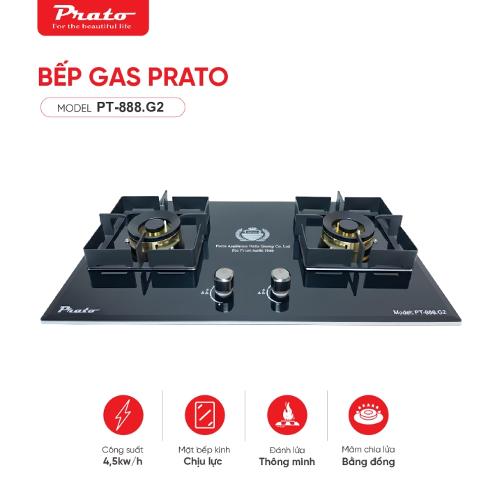 Bếp Gas Model: PT-888.G2